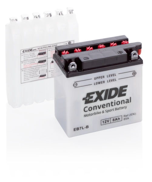 Изображение Стартерная аккумуляторная батарея EXIDE EB7L-B Стартерная аккумуляторная батарея EXIDE EB7L-B