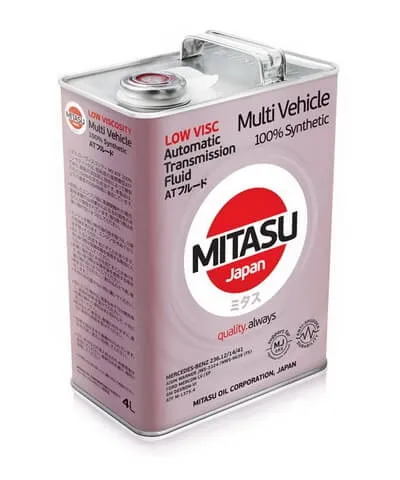 Трансмиссионное масло MITASU LOW VISCOSITY MV ATF 4л MJ-325-4