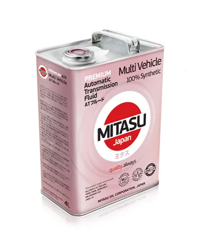 Трансмиссионное масло MITASU PREMIUM MV ATF 4л MJ-328-4