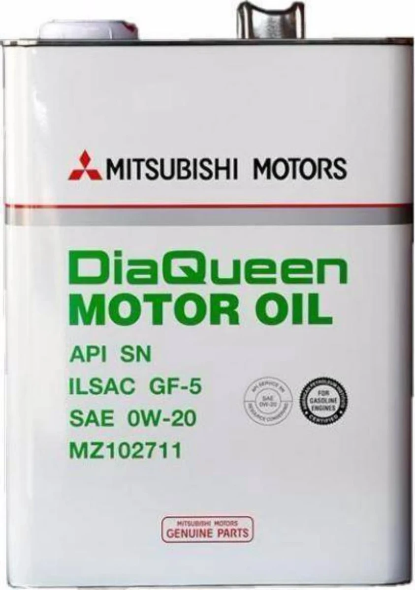 Изображение Масло моторное MITSUBISHI 0W-20 4л MZ102711 Масло моторное MITSUBISHI 0W-20 4л MZ102711