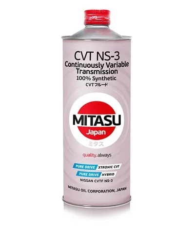 Трансмиссионное масло MITASU CVT FLUID NS-3 1л MJ-313-1