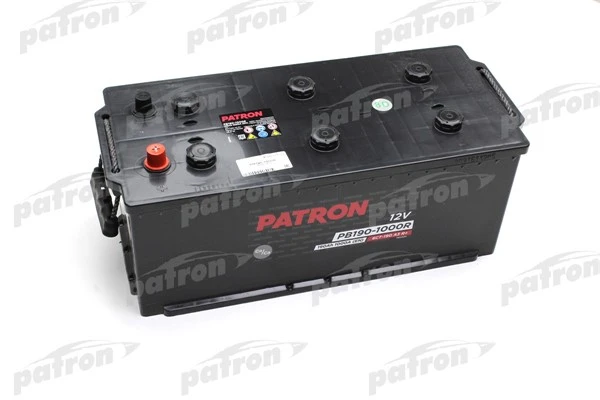 Аккумулятор Замена - PB190-1100R. PATRON POWER 12V 190AH 1000A ETN 4(R+) B3 513x223x223mm 44.6kg PATRON PB190-1000R