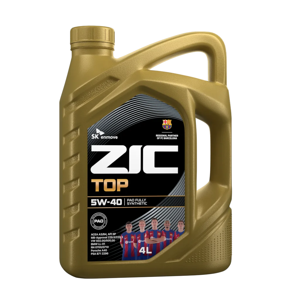 Изображение Масло моторное ZIC TOP 5W-40 4л 162682 Масло моторное ZIC TOP 5W-40 4л 162682