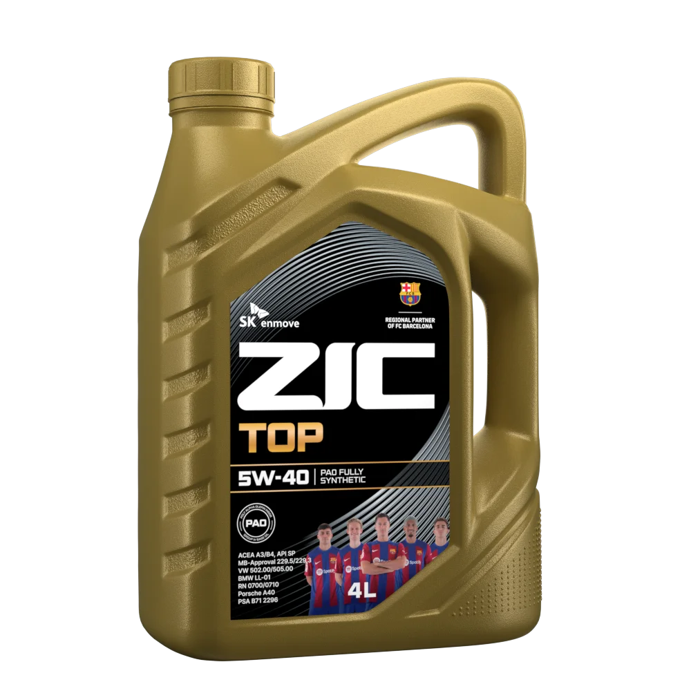 Изображение Масло моторное ZIC TOP 5W-40 4л 162682 Масло моторное ZIC TOP 5W-40 4л 162682