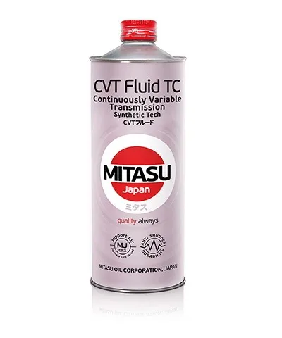 Трансмиссионное масло MITASU CVT FLUID TC SYNTHETIC TECH 1л MJ-312-1