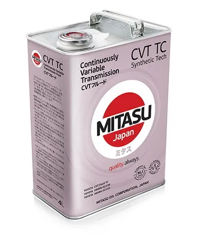Трансмиссионное масло MITASU CVT FLUID TC SYNTHETIC TECH 4л MJ-312-4