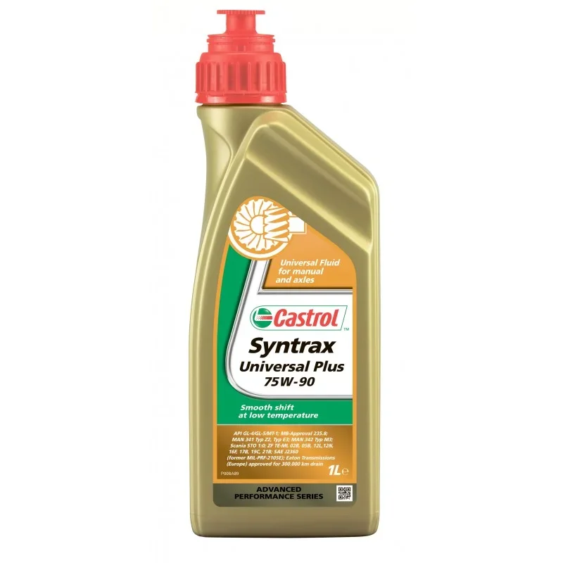 Трансмиссионное масло CASTROL SYNTRAX UNIVERSAL PLUS 75W-90 1л 154FB4