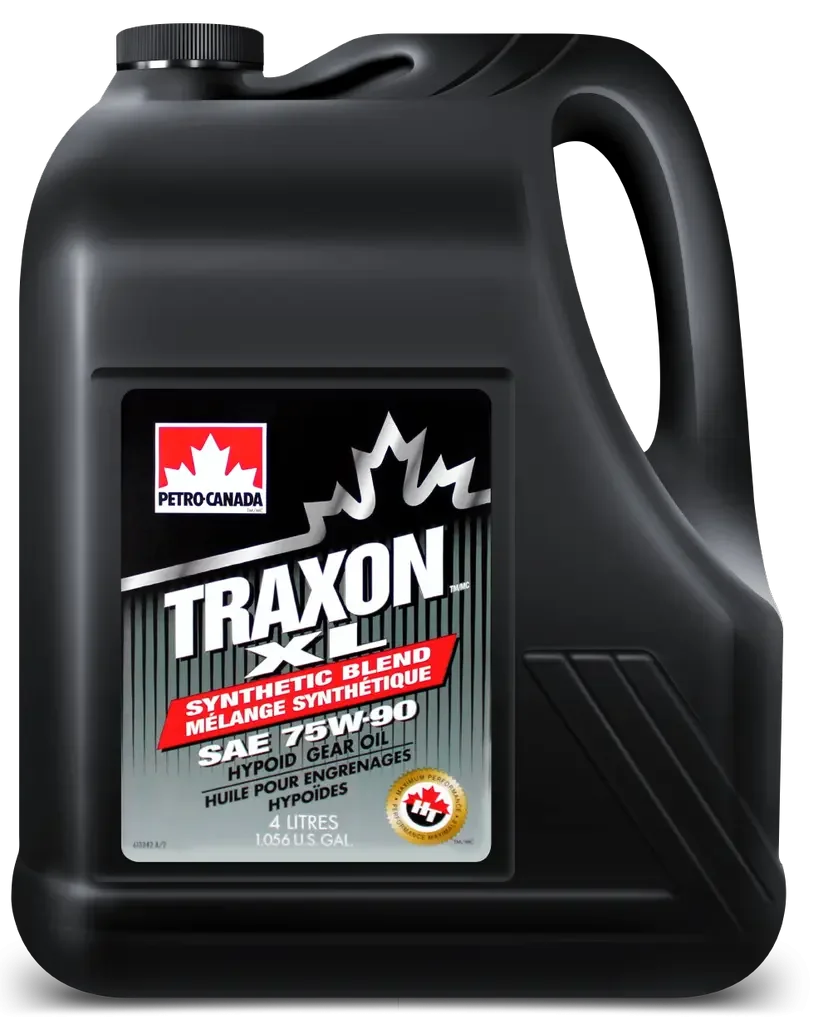 Трансмиссионное масло PETRO CANADA TRAXON XL SYNTHETIC BLEND 75W-90 4л TRXL759C16