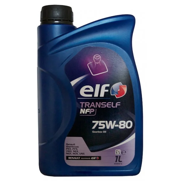 Трансмиссионное масло ELF TRANS NFP 75W-80 1л 195003