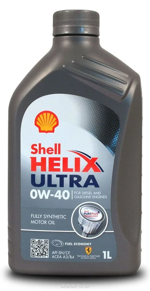 Масло моторное SHELL 0W-40 1л 550040758