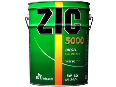 Масло моторное ZIC 5W-30 20л 193134