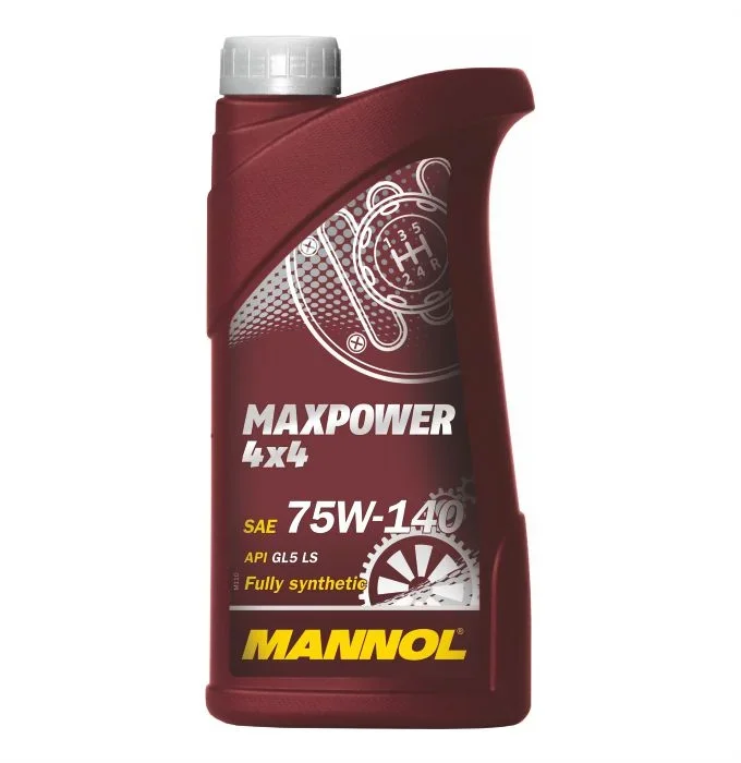 Трансмиссионное масло MANNOL MAXPOWER 4X4 GL-5 75W-140 1л 1236