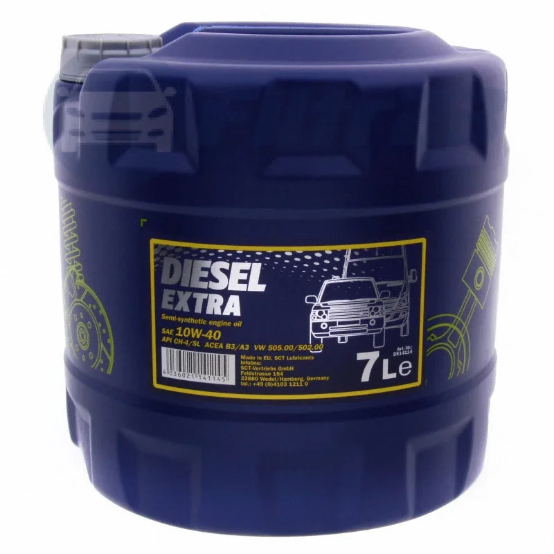 Масло моторное MANNOL 10W-40 7л 1280