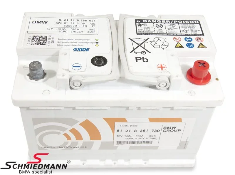 Аккумулятор BMW 61218381730