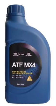 Трансмиссионное масло HYUNDAI/KIA/MOBIS ATF MX4 JWS 3314 1л 0450000130