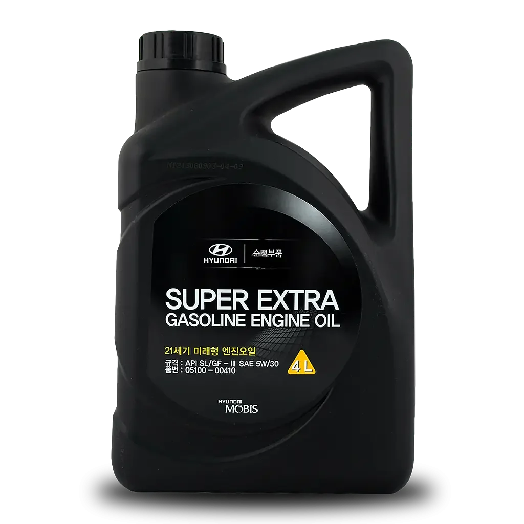 Масло моторное HYUNDAI/KIA/MOBIS SUPER EXTRA GASOLINE 5W-30 4л 05100-00410