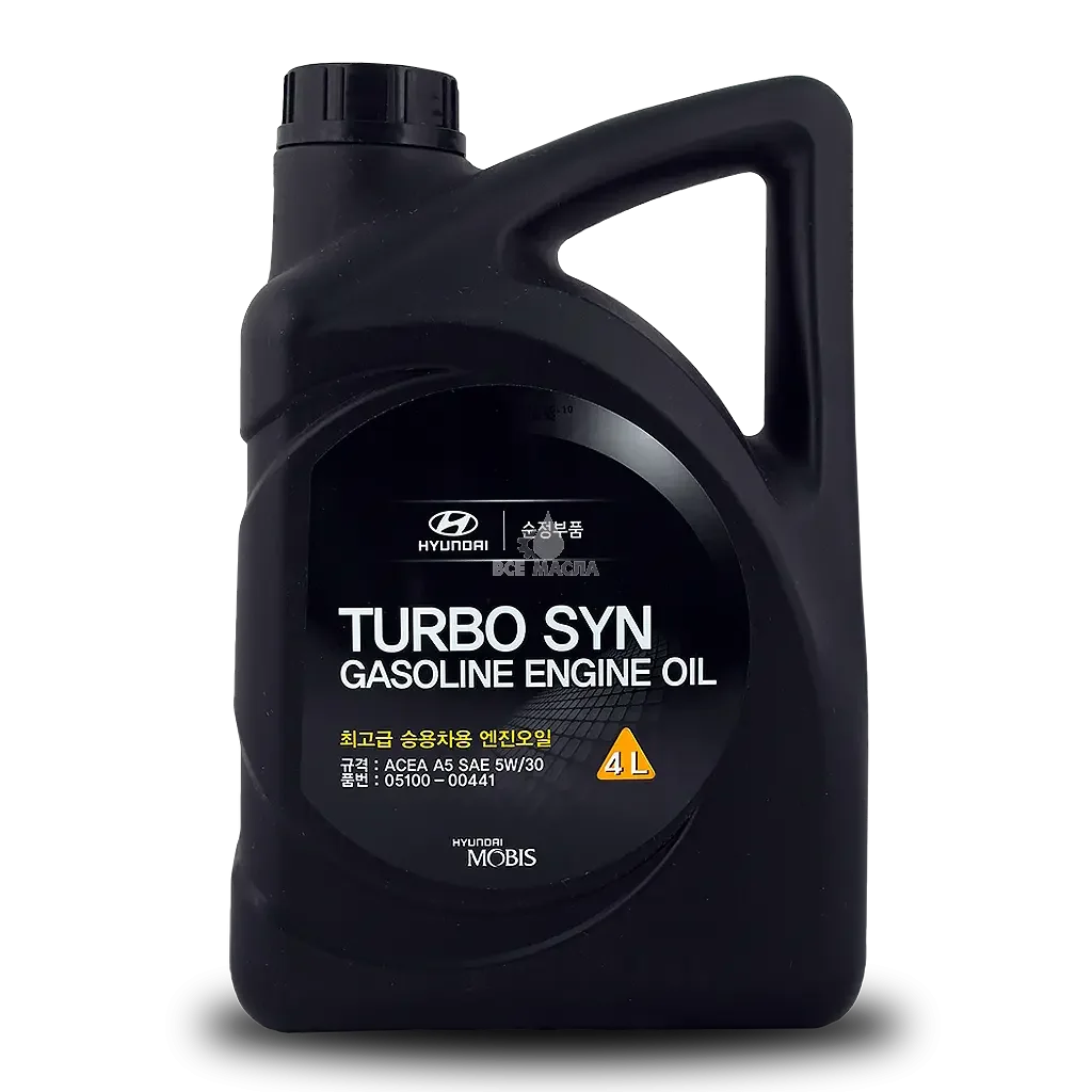 Масло моторное HYUNDAI/KIA/MOBIS TURBO SYN GASOLINE 5W-30 4л 05100-00441