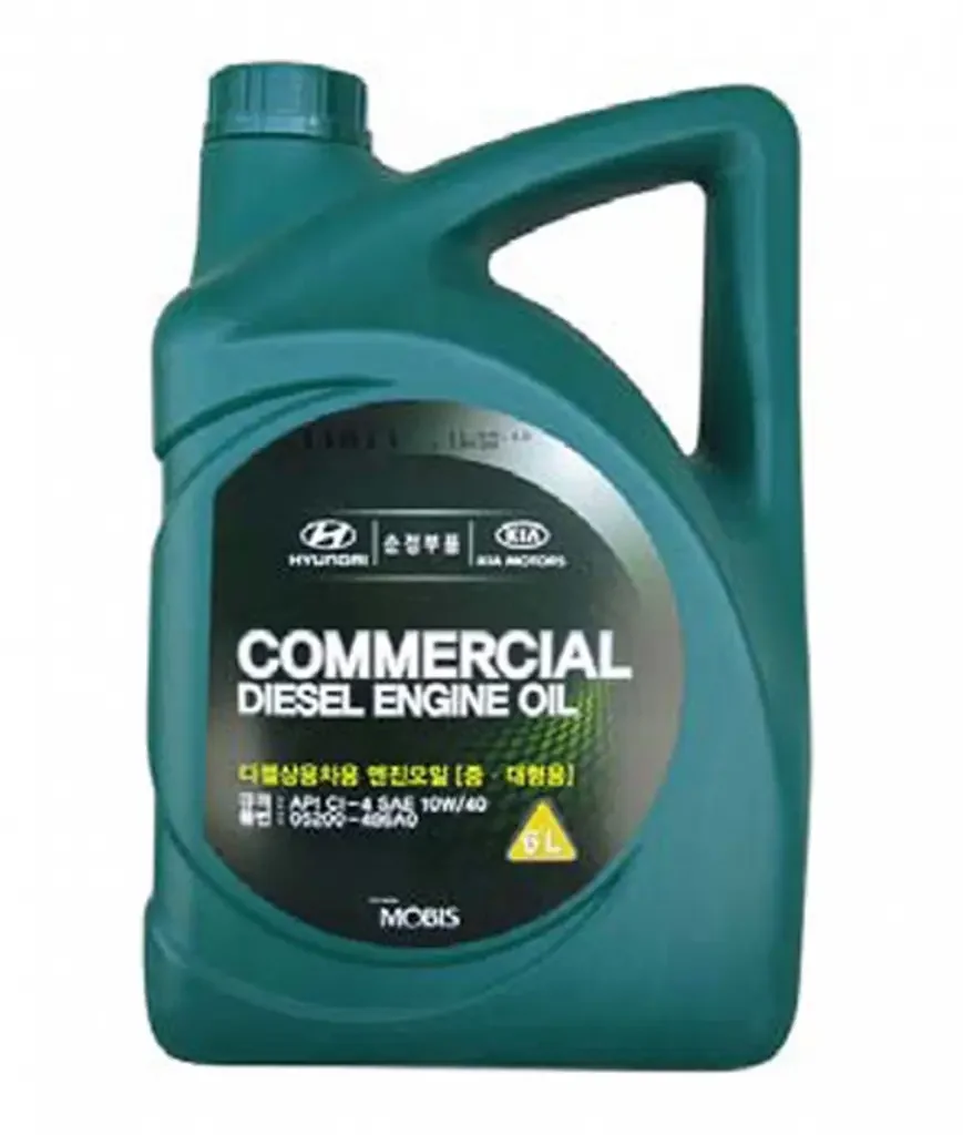 Масло моторное HYUNDAI/KIA/MOBIS COMMERCIAL DIESEL 10W-40 6л 05200-486A0