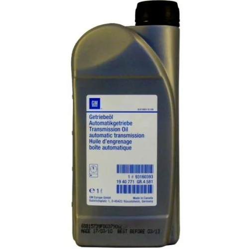 Трансмиссионное масло GM GETRIEBEOEL AUTOMATIKGETRIEBE 1л 1940771