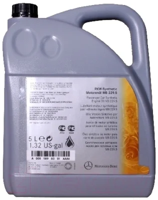 Масло моторное MERCEDES 10W-40 5л A0009899601AAA4