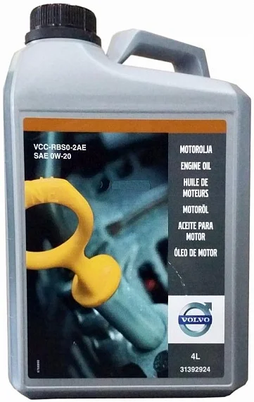 Масло моторное VOLVO 0W-20 4л 31392924