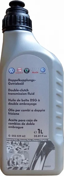 Трансмиссионное масло VAG DOUBLE CLUTCH TRANSMISSION FLUID 1л G052529A2