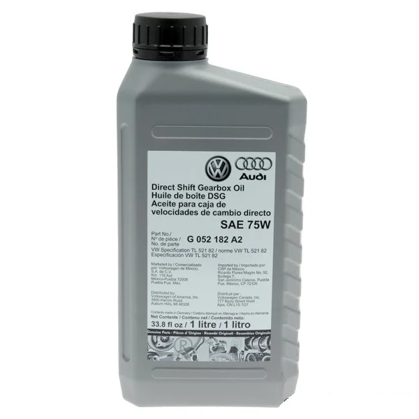 Трансмиссионное масло VAG DOUBLE CLUTCH TRANSMISSION FLUID 1л G052182A2