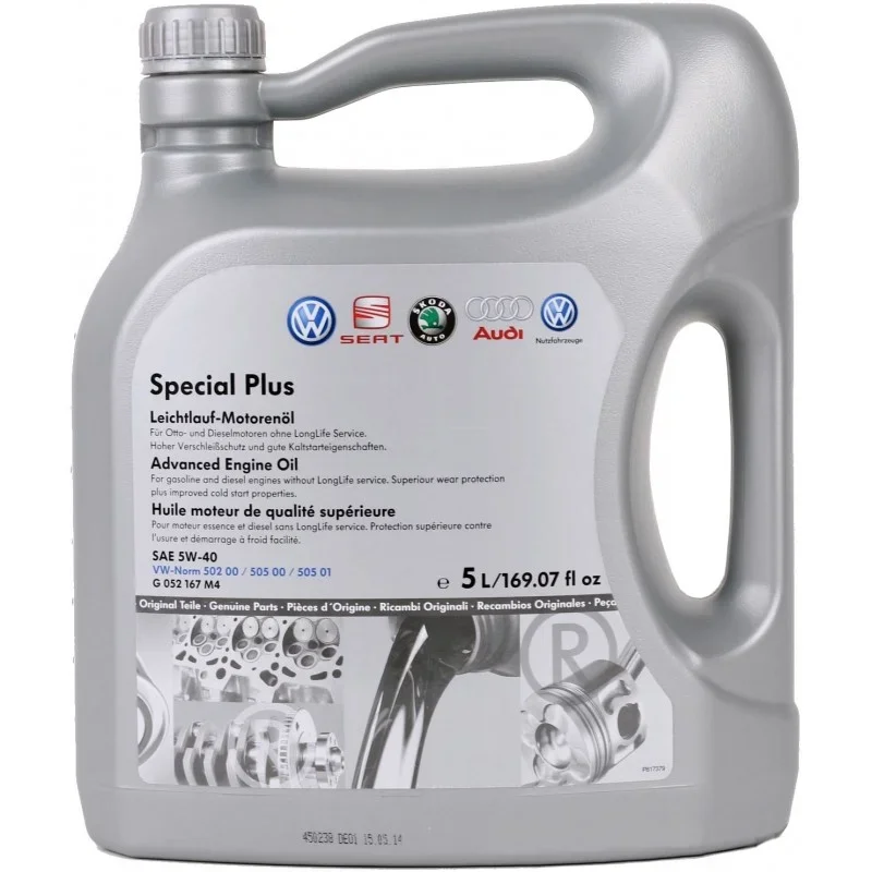 Масло моторное VAG 5W-40 5л G052167M4