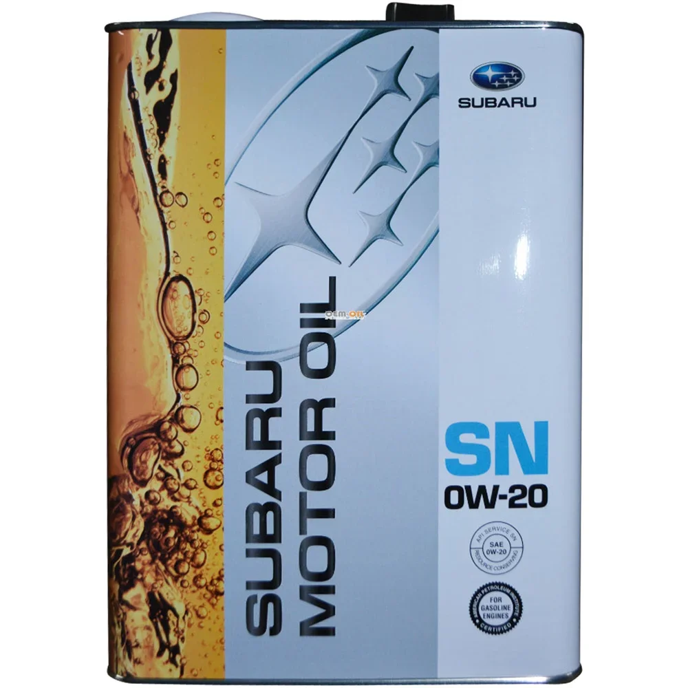 Масло моторное SUBARU 0W-20 4л K0215-Y0274