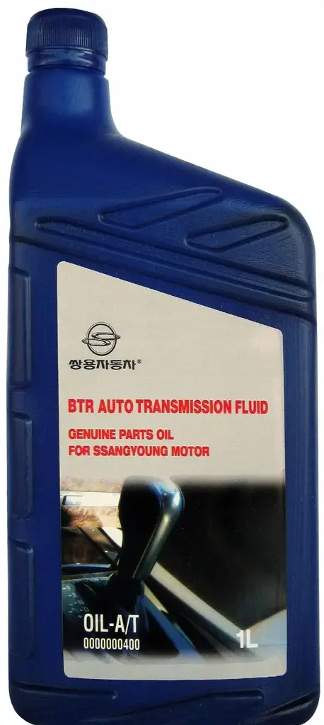 Трансмиссионное масло SSANGYONG BTR AUTO TRANSMISSION FLUID 1л 0000000400