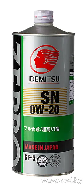 Масло моторное IDEMITSU 0W-20 1л 3583-001