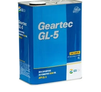 Трансмиссионное масло KIXX GEARTEC GL-5 85W-140 4л L2984440E1