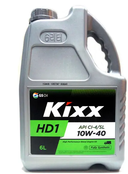 Масло моторное KIXX HD1 10W-40 6л L2061360E1