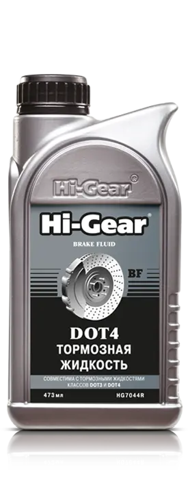 Жидкость тормозная HI-GEAR DOT 4 0.473л hg7044r