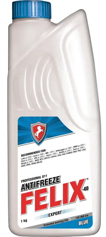 Антифриз G11 синий Expert 1 кг FELIX 430206057
