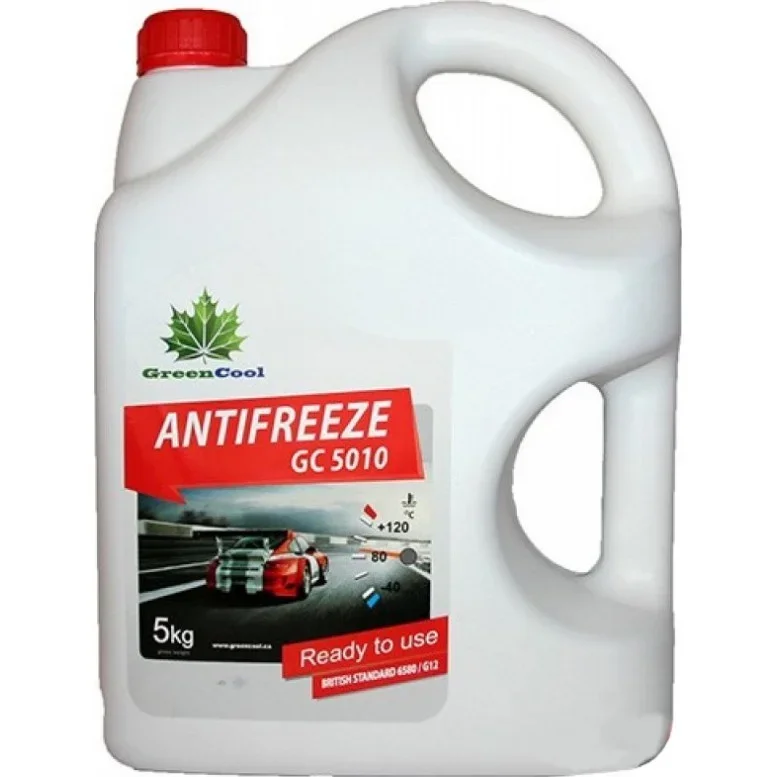 Антифриз G12+ красный GС7010 5 кг GreenCool 792255