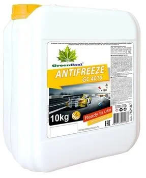 Антифриз 752187 желтый готовый -40°C GreenCool GC4010 10KG