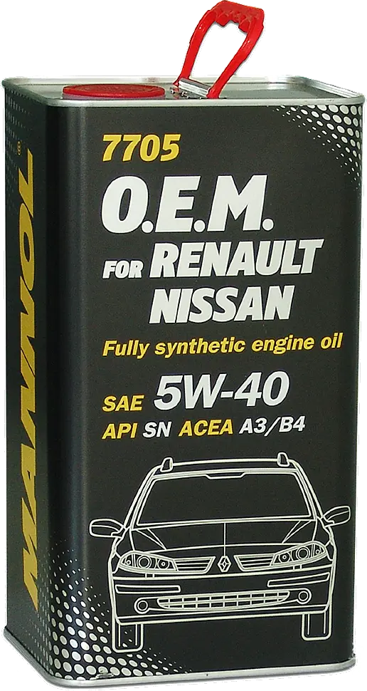 Масло моторное MANNOL 5W-40 4л 4040