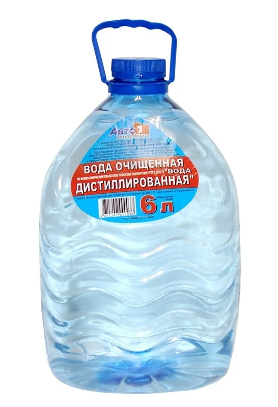 Дистиллированная вода АВТО1 6л АВТО-1 6Л