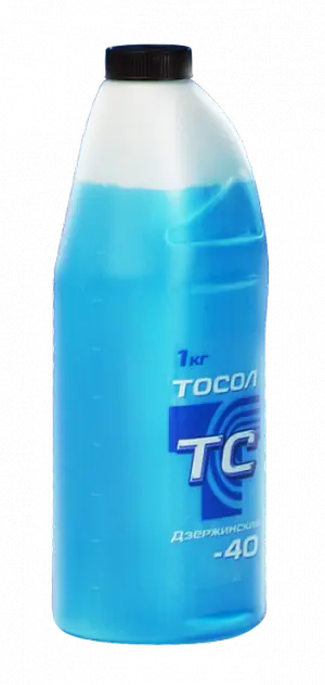 (02398) ТОСОЛ Дзержинский-ТС 1kg (ГОТОВЫЙ)/ до -40°С ДЗЕРЖИНСКИЙ 430209001