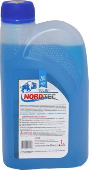 Тосол NORDTEC NORDTEC ТОСОЛ-40 1КГ