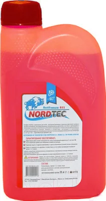 Антифриз NORDTEC NORDTEC ANTIFREEZE-40 G12 КРАСНЫЙ 1КГ