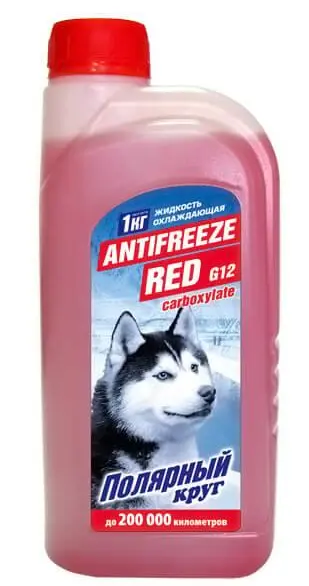 Антифриз G12  1kg, красный готовый -40°C ПОЛЯРНЫЙ КРУГ 176709