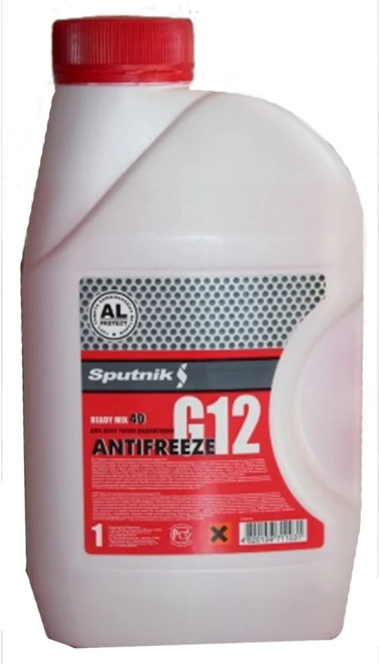 Антифриз красный G12 SPUTNIK 701001