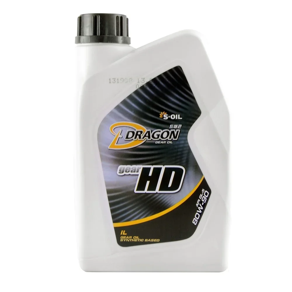 Трансмиссионное масло S-OIL DRAGON GEAR HD 80W-90 л DGHD80901