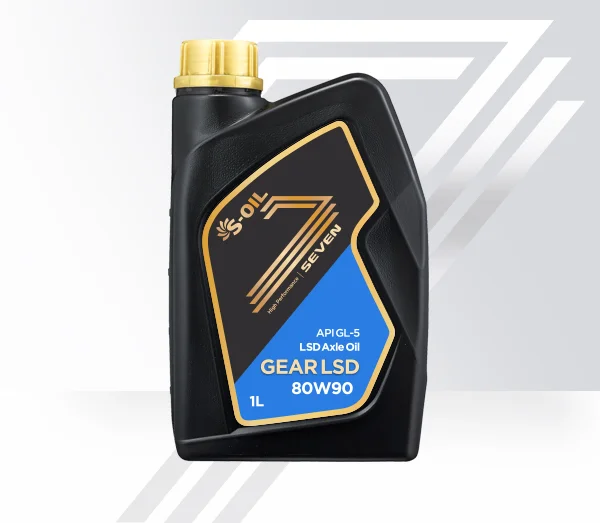 Трансмиссионное масло S-OIL SEVEN GEAR LSD 80W-90 л SGLSD80901