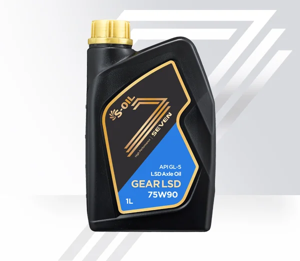 Трансмиссионное масло S-OIL SEVEN GEAR LSD 75W-90 л SGLSD75901