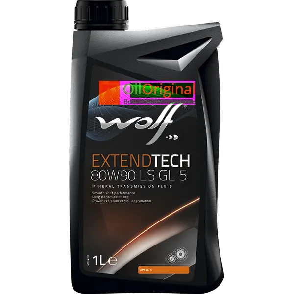Трансмиссионное масло WOLF EXTENDTECH 80W-90 л 2408/1