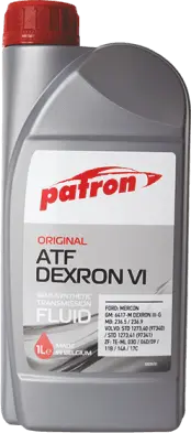 Трансмиссионное масло PATRON ATF DEXRON VI 1л ATF DEXRON VI 1L ORIGINAL