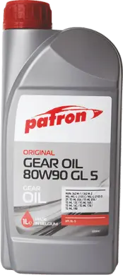 Трансмиссионное масло PATRON GL-5 80W-90 1л 80W90 GL5 1L ORIGINAL
